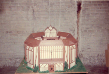 My Globe Theatre Model Front